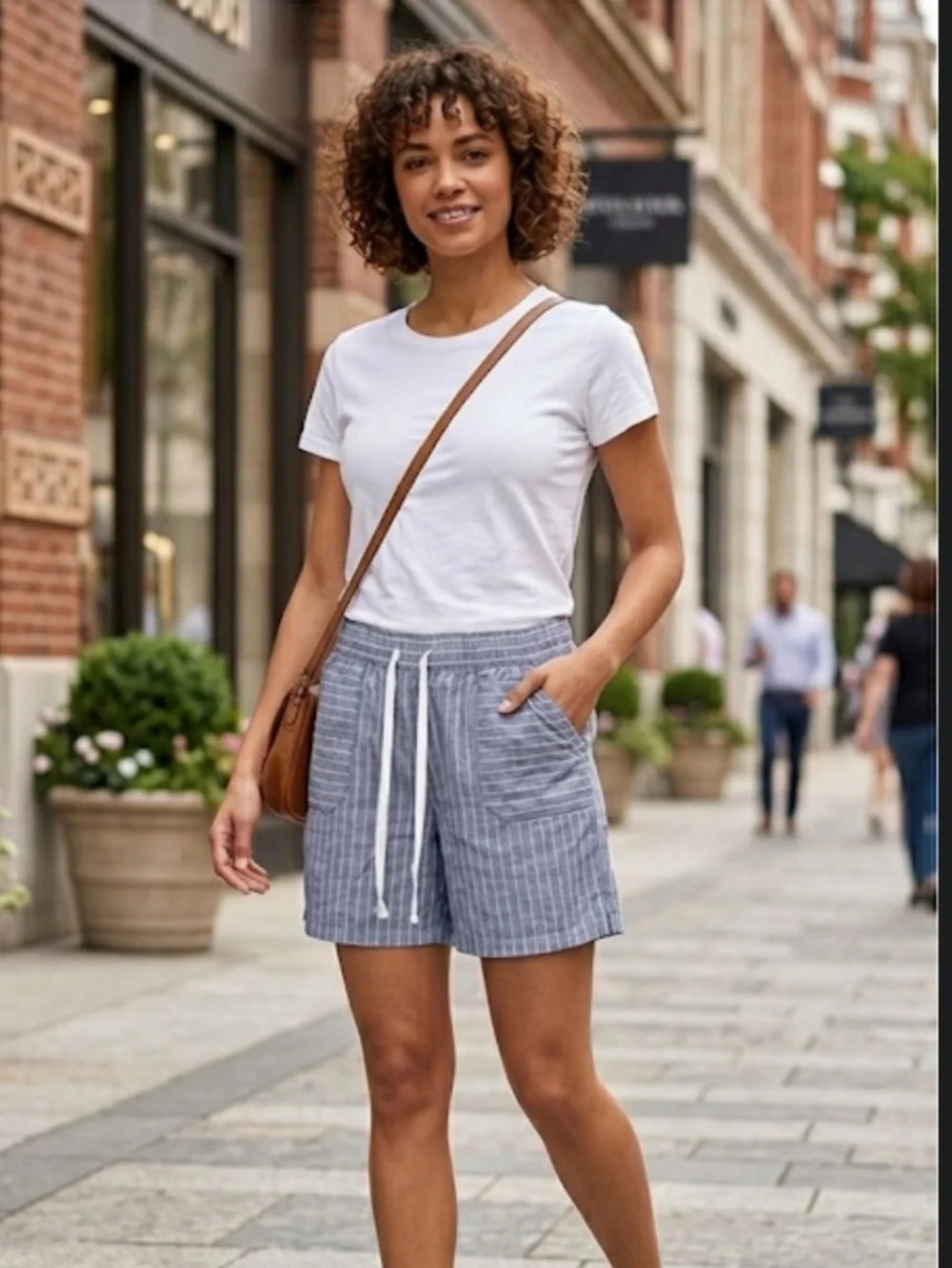 🌟NWT Lane Bryant Striped Shorts